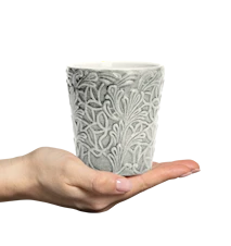 Lace Mugg 30 cl Grå
