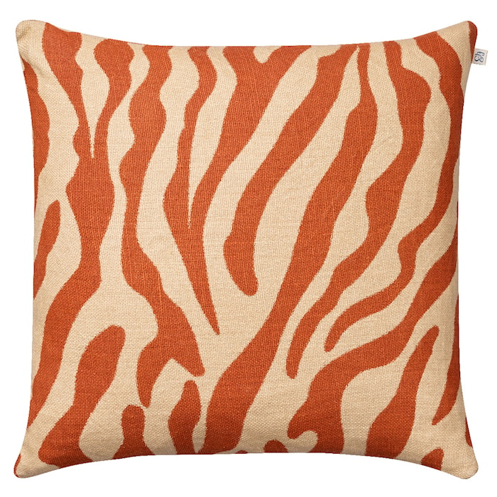 Zebra  Kuddfodral Linne Orange 50x50 cm