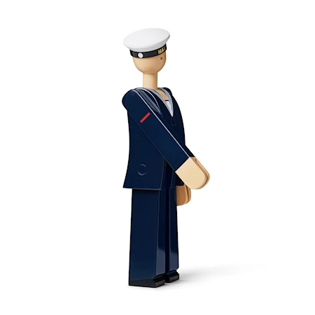 Träfigur Sjöman Marin