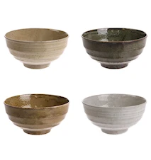 Japanske Keramikkskåler (Set of 4)