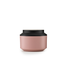 Geo Burk med lock Rosa/Svart Ø 10 cm