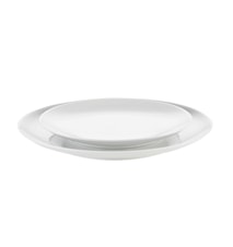 Cecil tallerken flat hvit, Ø 28 cm
