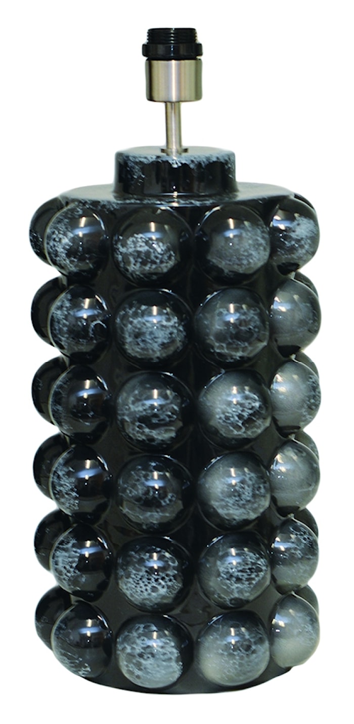 Bubbels Lampfot Black Marble 49 cm