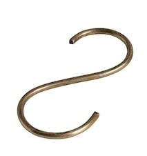 S-hook narrow Brass