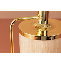Fringe Bordslampa Cream White