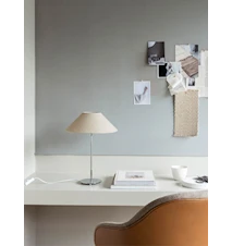 Basic Flat Lampskärm Ø30 cm Linne Natur
