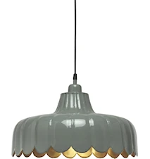 Wells Plafondlamp Groen/Goud 43cm