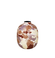 Thyra Vase 31 cm Hvit/Brun/Fiolett