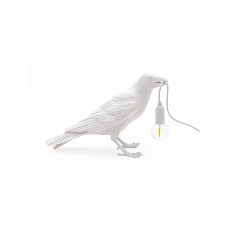 Bird Lamp Bordslampa 33,5x10,5 cm Harts Vit
