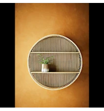 Vegghylle Round Bamboo