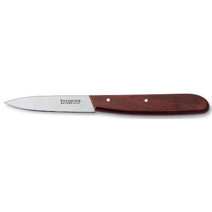 Grand couteau à éplucher avec manche en bois 8 cm