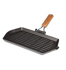 Grillpanne støpejern 21 x 35 cm