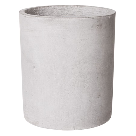 Granit Cylinder Kruka Ø24 cm Betong Grå