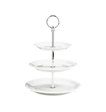 Bourges 3 Tier Cake Stand White 16,5/20/24 cm