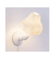 Mushroom Vägglampa LED 18x29 cm Vit