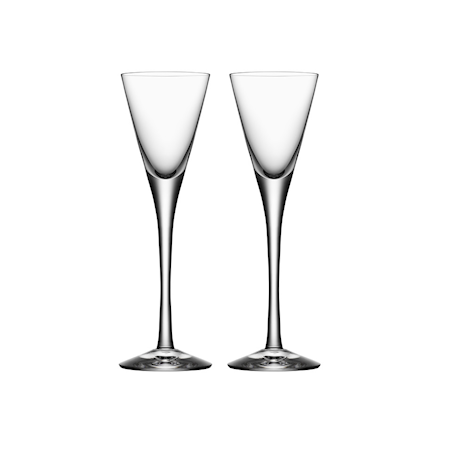 More Snapsglas 2-pack 7 cl 18 cm Glas Klar