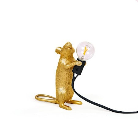 Mouse Lamp Step Guld