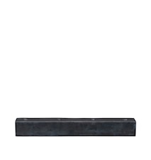 Kynttilänjalka Ellen 27 cm Marmori Musta