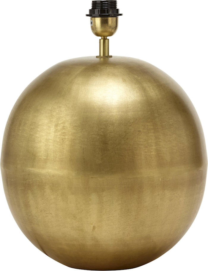 Globe Lampfot Blekt Guld 40cm