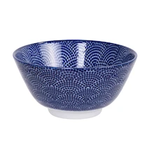 Nippon Blue Rice Bowl Dots 12 cm