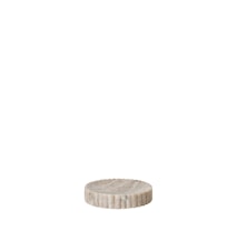 Platon Fat 12 cm Marmor Brun
