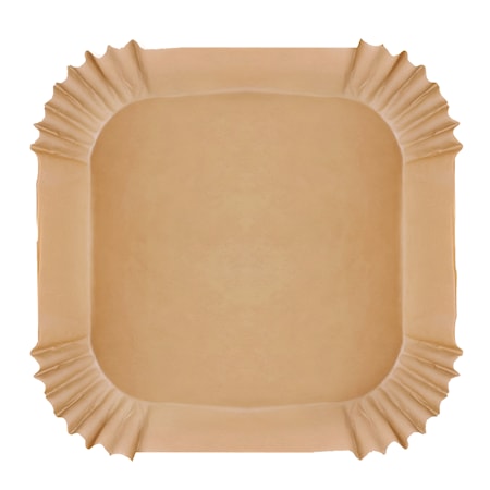 Air Fryer Bagepapir 50-pakke 16x16 cm Brun