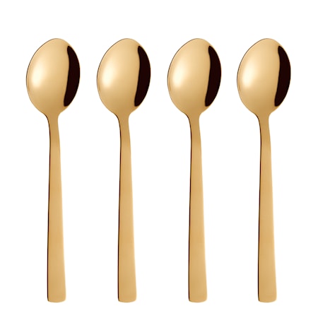 Aida Raw Cutlery Sked 4-pack Presentask Guld