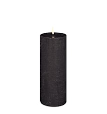 Pillar LED-Kerze 7,8 × 20 cm Schwarz