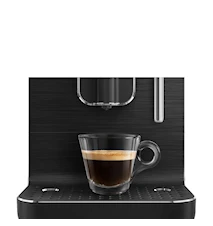 50´s Style helautomatisk espressomaskin m. melkeskummer 1,4 L matt svart