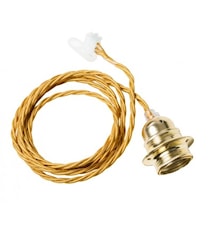 Twisted Ledning Guld/Messing