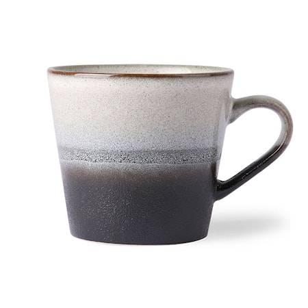 70's Kaffekop Sort og Hvid 30 cl