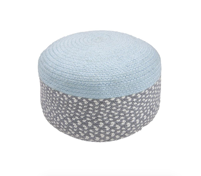 Brenda Sittpuff Blå 35x35 cm