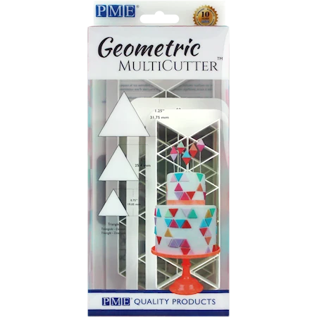 Geometric Multi Cookie Cutter Triangle 3 pieces