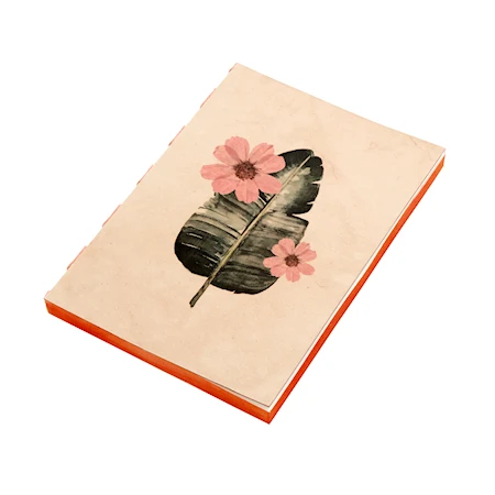 Flora Notebook Peach Large