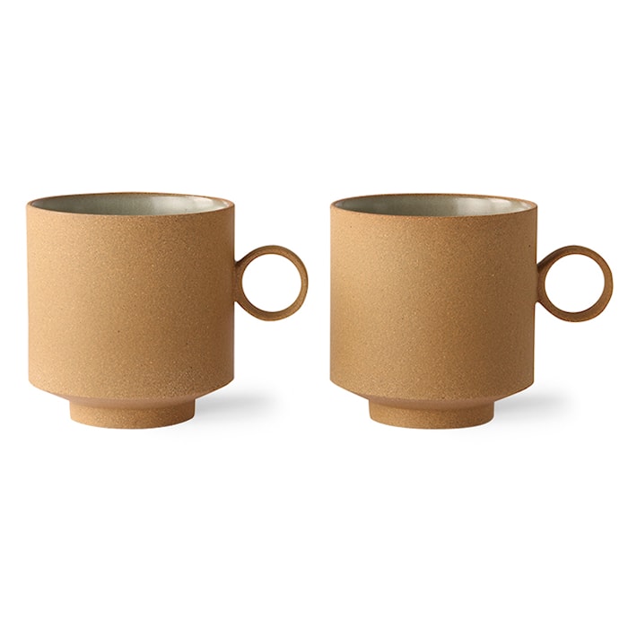 Bold & Basic Ceramics KaffeKopp Ochre 2 stk