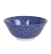 Nippon Blue Tayo Bowl Dots 15 cm