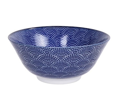 Nippon Blue Tayo Bowl Dots 15 cm