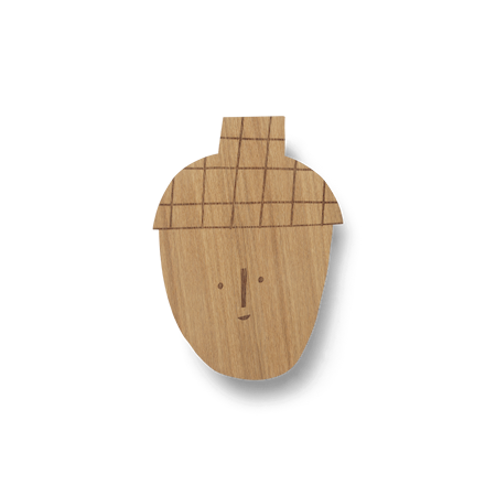 Acorn Lamp Oiled Oak