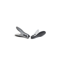 Klesklyper 8-pakning “Smart Pegs”, svart/grå
