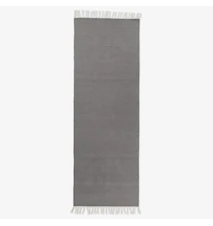 Matta 70x200 cm Bomull Mörkgrå
