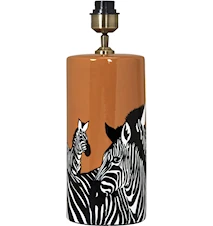 Zebra  Lampunjalka  42cm Oranssi 42cm