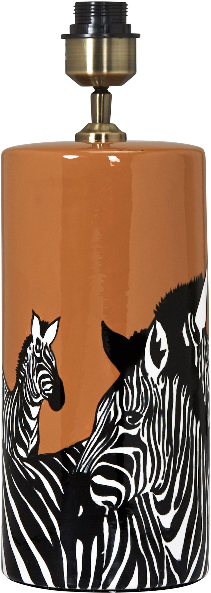 Zebra Lampfot 42cm Orange 42cm