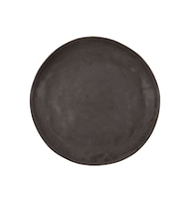 Rustic Middagstallerken 27,5 cm Mørkegrå