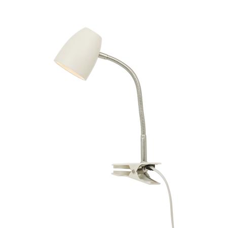 Sandnes Klämlampa Vit/Krom IP20