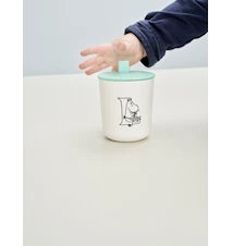 Moomin ABC Dricklock till mugg Turkos