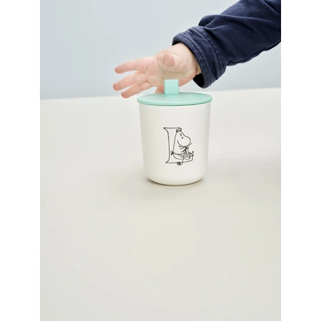 Moomin ABC Dricklock till mugg Turkos