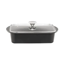 Baking dish with induction plate 33x22 cm