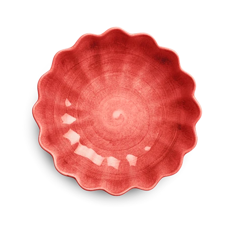 Oyster Skål 24 cm Röd