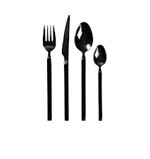 Cutlery set Titanium 16 pc Black