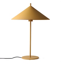 metal triangle table lamp L matt ochre